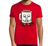 Camiseta Hombre Manga Corta Never tired laTostadora