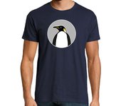 Camiseta Hombre Manga Corta Pingüino - Camiseta laTostadora