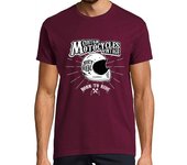 Camiseta Hombre Manga Corta custom motor casco laTostadora