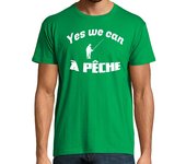 Camiseta Hombre Manga Corta si podemos pescar laTostadora