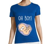 Camiseta Mujer Manga Corta Oh Boy laTostadora