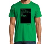Camiseta Hombre Manga Corta Esta camiseta es roja laTostadora