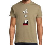 Camiseta Hombre Manga Corta Camiseta Libros laTostadora