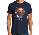 Camiseta Hombre Manga Corta Baloncesto pelota balon laTostadora