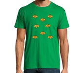 Camiseta Hombre Manga Corta Camiseta hombre manga corta diseño abejas laTostadora
