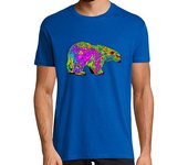 Camiseta Hombre Manga Corta colores oso polar laTostadora