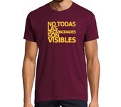 Camiseta Hombre Manga Corta No todas son visibles Camiseta manga corta hombre laTostadora