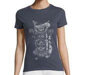 Camiseta Mujer Manga Corta Samurai Bushido BN laTostadora