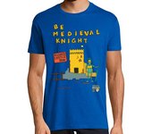 Camiseta Hombre Manga Corta ser caballero medieval | los hombres de manga corta laTostadora