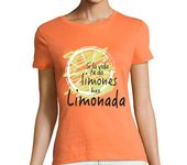 Camiseta Mujer Manga Corta Si la vida te da limones, haz limonada laTostadora