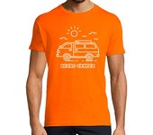 Camiseta Hombre Manga Corta camper retro 2 laTostadora