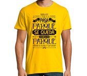 Camiseta Hombre Manga Corta Padre e Hij@: Regla Nº1 - negro laTostadora