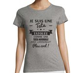 Camiseta Mujer Manga Corta tía tatuada regalo tía humor laTostadora