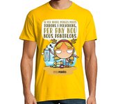 Camiseta Hombre Manga Corta Si per nadal menges molts torrons i polvorons, per any nou nous pantalons laTostadora
