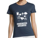Camiseta Mujer Manga Corta Señora de las plantas no tan loca laTostadora