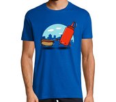 Camiseta Hombre Manga Corta Hot Dog Pet laTostadora