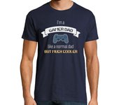 Camiseta Hombre Manga Corta I'm a Gamer Dad Like A Normal Dad But Much Cooler laTostadora