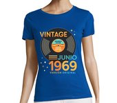 Camiseta Mujer Manga Corta VINTAGE Junio 1969 laTostadora