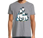 Camiseta Hombre Manga Corta disfruta de tu verano ... con amigos laTostadora