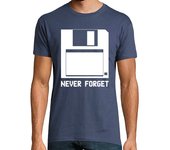 Camiseta Hombre Manga Corta Never forget laTostadora