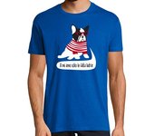 Camiseta Hombre Manga Corta Geek bulldog hipster laTostadora