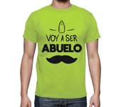 Camiseta Hombre Manga Corta Voy a ser abuelo laTostadora