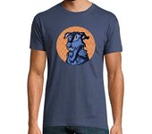 Camiseta Hombre Manga Corta Hombre, manga corta, denim, calidad extra laTostadora