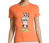 Camiseta Mujer Manga Corta amigo por siempre laTostadora
