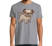 Camiseta Hombre Manga Corta perrito del barro amasado de la historieta laTostadora