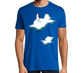 Camiseta Hombre Manga Corta Oso polar pinguino laTostadora