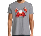 Camiseta Hombre Manga Corta Cangrejo hombre laTostadora