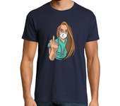 Camiseta Hombre Manga Corta Camiseta Enfermera laTostadora