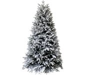 MondoViro Árbol de navidad artificial cubierto de nieve de 240 cm de altura.
