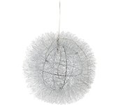 ORESTELUCHETTA Lámpara de araña realizada con alambres de aluminio cm. Ø.45 x al.80