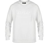 Replay Logo Suéter - Blanco (XS)
