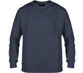 Replay Logo Suéter - Azul (XS)
