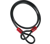 Abus Cobra Cable de acero - Negro (220 cm)