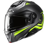 HJC i91 Tricus Casco - Negro Gris (2XL)