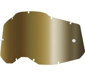 100% Racecraft II/Accuri II/Strata II Lente de repuesto - Oro (un tamaño)