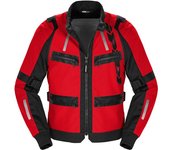 Spidi Enduro Pro Chaqueta Textil Moto - Negro Rojo
