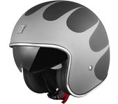 Bogotto V537 Wogi Casco Jet - Negro Plata (S)