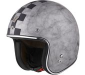 Bogotto V541 Scacco Casco Jet - Plata