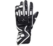 IXS Sport LD RS-200 2.0 Guantes de la motocicleta de las señoras - Negro Blanco (XL)