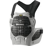 Spidi Thorax Warrior Chaleco protector - Negro Gris (un tamaño)