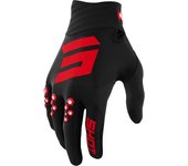 Shot Contact Guantes de Motocross - Negro Rojo (XL)