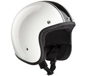 Bandit ECE Jet Classic Casco Jet - Negro Blanco (L)