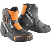 Bogotto Cartagena Botas de moto perforadas - Negro Naranja (46)