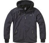 Brandit Luke Windbreaker Chaqueta - Negro (M)