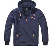 Brandit Luke Windbreaker Chaqueta - Azul (XL)