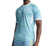 Adidas - Camiseta oficial Juventus Segunda Equipación Authentic 2025-2026, Unisex, Ash Blue, XL